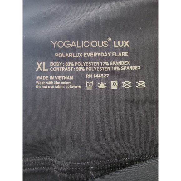 Yogalicious Polarlux Everyday Flare High Rise Activewear Pants Soft XL NWT - Picture 5 of 9